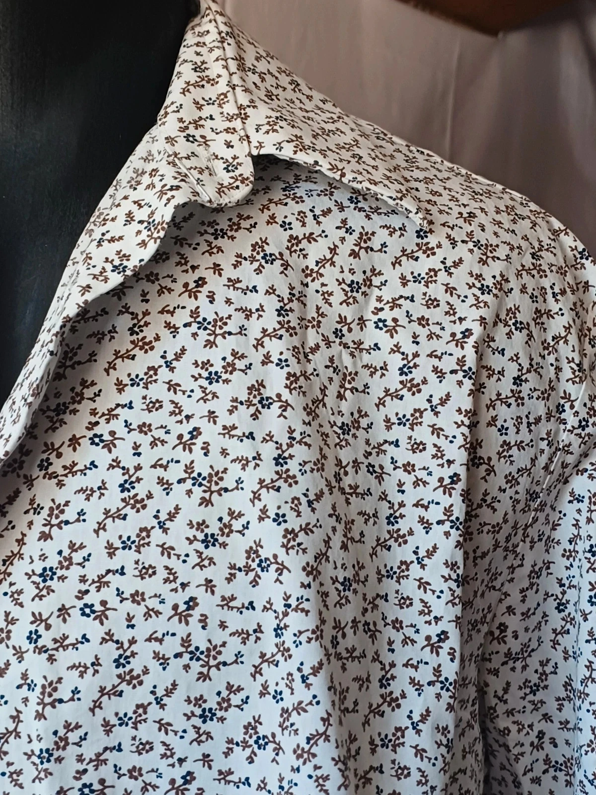 Camisa florida masculina Esprit tamanho Xl – photo 2